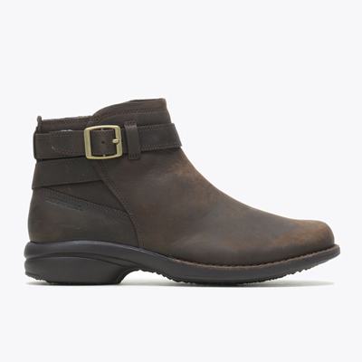 Comprar Zapatillas Merrell Merrell Chateau II Mid Pull Waterproof Botas Para Mujer Negros Grises